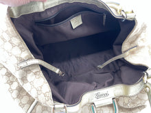 Load image into Gallery viewer, Gucci D-Ring Large Hobo Bag GG Canvas