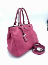 Load image into Gallery viewer, Prada Convertible Medium Open Tote in Pink Vitello Daino Leather