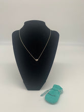 Load image into Gallery viewer, Tiffany & Co. Elsa Peretti Bean Mini Necklace Silver