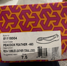 Load image into Gallery viewer, Tory Burch Reva-Tumbled Leather Ballet Flats
