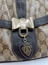 Load image into Gallery viewer, Gucci Duchessa Flap Shoulder Bag With GG Crystal