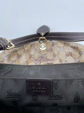 Load image into Gallery viewer, Gucci Duchessa Flap Shoulder Bag With GG Crystal