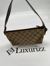 Load image into Gallery viewer, Gucci GG Jacquard & Leather Handbag
