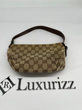 Load image into Gallery viewer, Gucci GG Jacquard & Leather Handbag