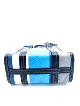 Load image into Gallery viewer, Balenciaga Striped  Bazar XS Shopping Tote Bag