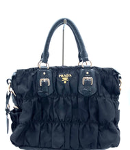 Load image into Gallery viewer, Prada Tessuto Nylon Gaufre Tote Nero Black
