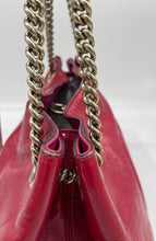 Load image into Gallery viewer, Gucci Pink Patent Leather Soho Chain Tote Bag