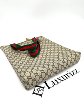 Load image into Gallery viewer, Gucci Plus Vintage Web Tote, GG Supreme