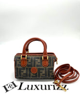 Load image into Gallery viewer, Rare Mini Nano Fendi Zucchino Crossbody Bag