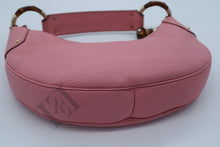 Load image into Gallery viewer, Gucci Bamboo Ring Leather Hobo Bag