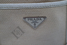 Load image into Gallery viewer, Prada Woven Canvas Leather Tote Bag