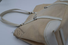 Load image into Gallery viewer, Prada Woven Canvas Leather Tote Bag