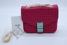 Load image into Gallery viewer, Celine Pink Small C Quilted Shoulder Bag