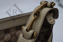 Load image into Gallery viewer, Gucci Studded Pelham GG Canvas Shoulder Bag