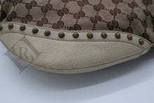 Load image into Gallery viewer, Gucci Studded Pelham GG Canvas Shoulder Bag
