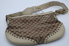 Load image into Gallery viewer, Gucci Studded Pelham GG Canvas Shoulder Bag