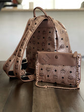 Load image into Gallery viewer, MCM Backpack with Detachable Chain Shoulder Bag
