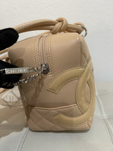 Load image into Gallery viewer, Chanel Cambon Bowler Quilted Leather Satchel Small Tote Bag