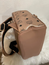 Load image into Gallery viewer, MCM Backpack with Detachable Chain Shoulder Bag
