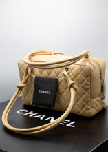 Load image into Gallery viewer, Chanel Cambon Bowler Quilted Leather Satchel Small Tote Bag