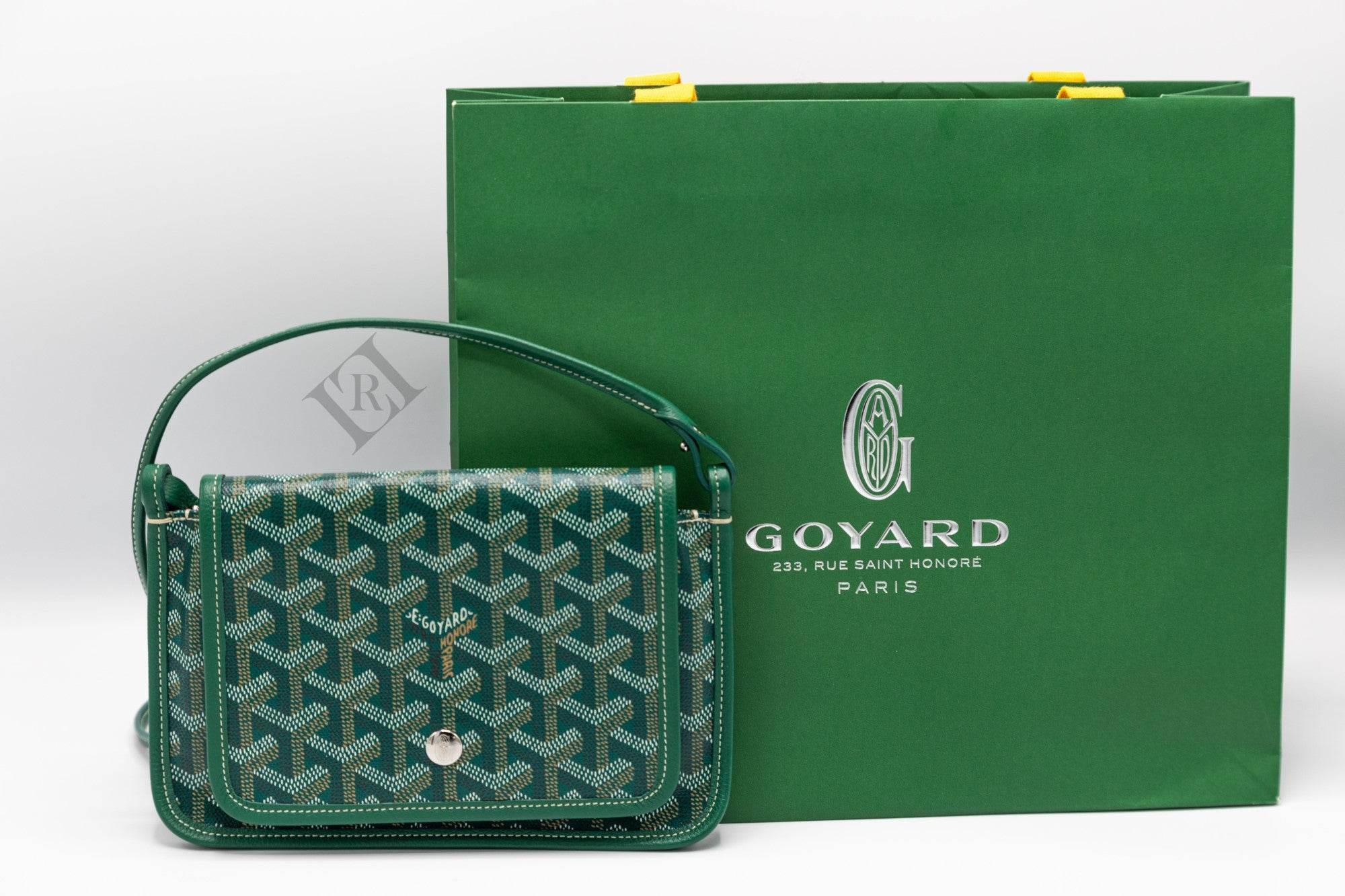 Goyard - Plumet Pocket Canvas and Calfskin Crossbody Bag