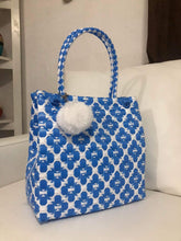 Load image into Gallery viewer, Bayong, woven plastics handbag in checkered colors design, contact us to order
