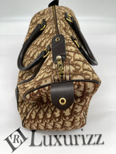 Load image into Gallery viewer, Dior Trotter Logo Canvas Boston Bag
