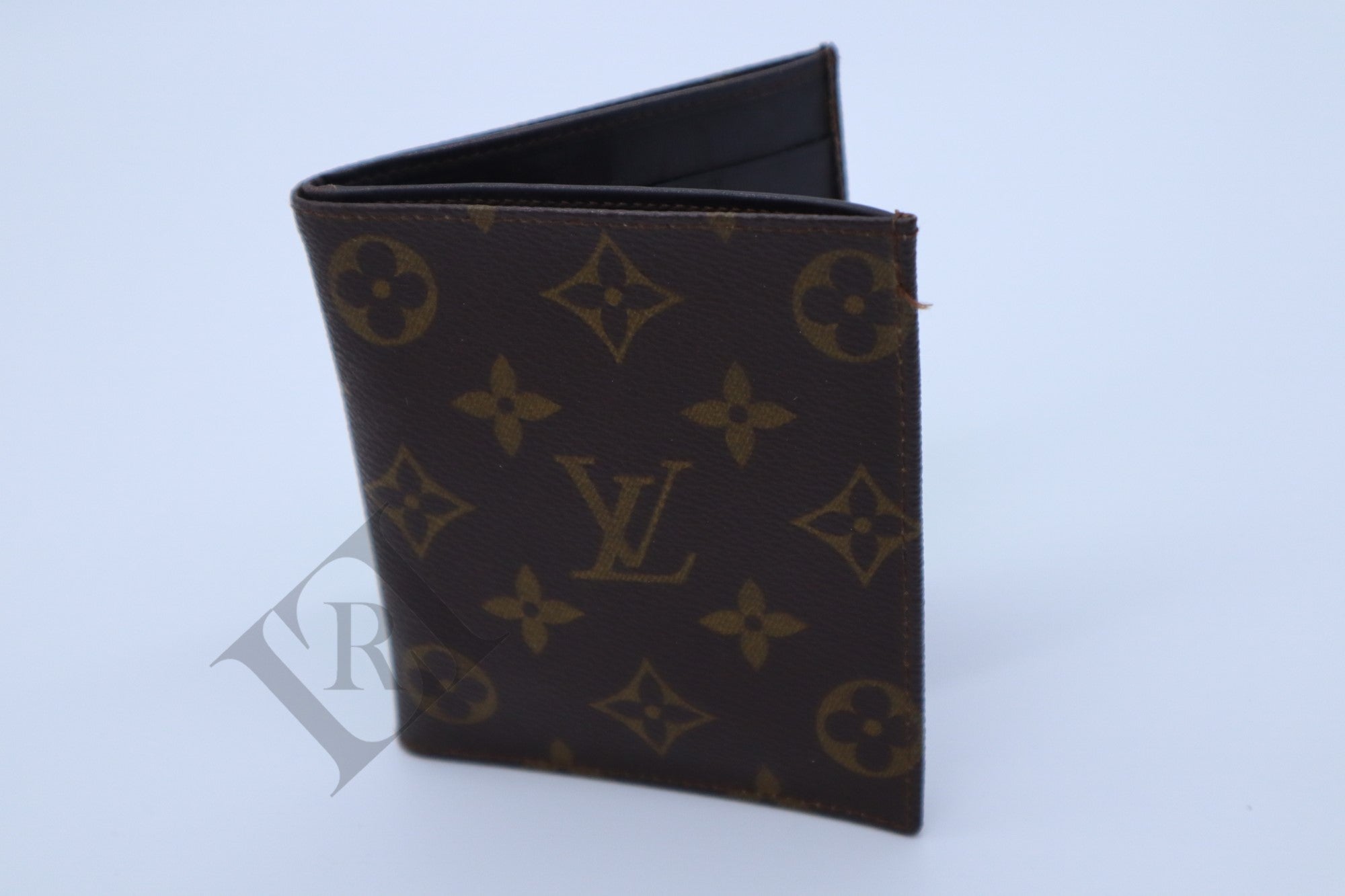 RARE Louis Vuitton VINTAGE leather Trifold wallet / bifold