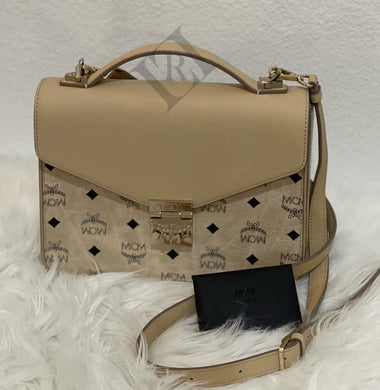 MCM Spot Park Avenue Medium Shoulder / Crossbody Bag